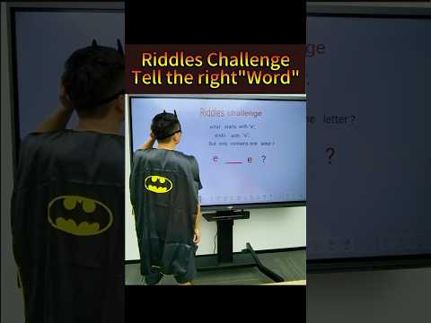Can you figure out the right "Word"?#riddles  #whiteboardchallenge