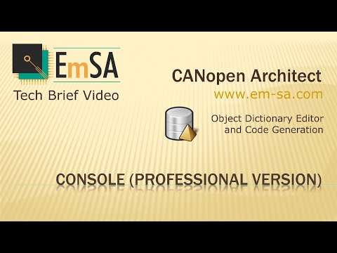 CANopen Architect - Console