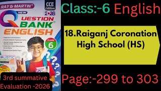 Class6 Ray & Martin Question Bank 2026 English page-299