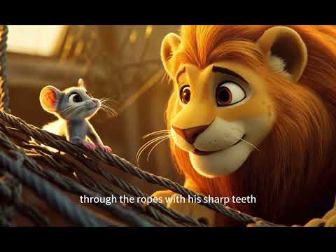 Lion and mouse #poems #foryou #cartoon #nurseryrhymes #moralstories