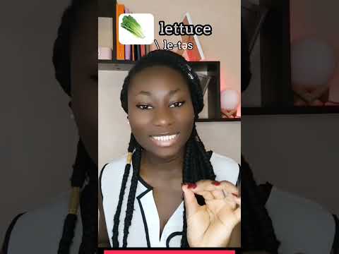 How do you say "LETTUCE"? #shorts #learnenglish #english