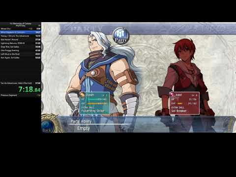 Ys: Memories of Celceta - Any% Easy (10/8/19)