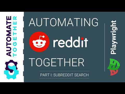 Testing/monitoring reddit.com with Playwright! [Automate Together #2, Part 1]
