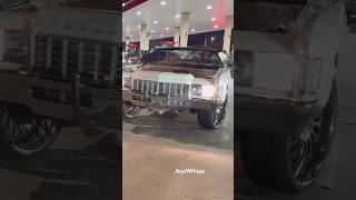 GoneHollyhood Riding in his 71 Chevy Vert on 26’s Racecar