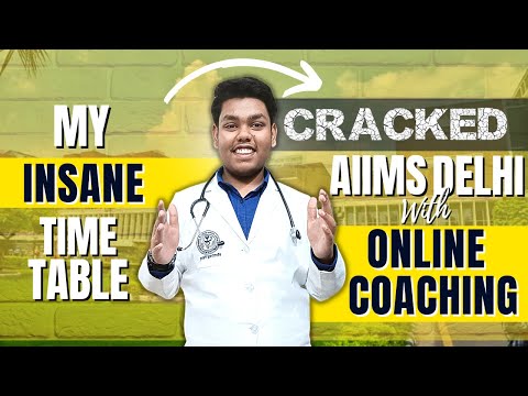 My *INSANE* timetable with online coaching that cracked AIIMS DELHI & 700+ Marks in NEET | #neet2024
