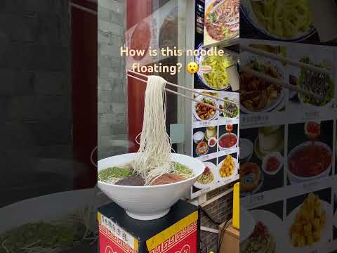 Floating Noodles? This Will Blow Your Mind! 🍜✨