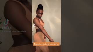 Exercises to help tone arms #fitness #howto #workout #fyp #reels #tiktok #athomeworkout #fitfam #gym