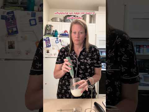 Rechargeable Milk Frother with 3 Speeds & Attachments #frother