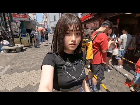 【ノーブラ散歩】繁華街を歩いたら人が多すぎて…