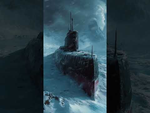Old Ship Frozen in Arctic Snowstorm | Relaxing Snowstorm Sounds