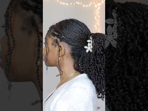 Day 4! #naturalhair #minitwistsonnaturalhair #minitwiststyles #holidayhairstyle #shorts #naturalhair