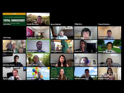 Cal Poly Computer Engineering Program Graduation Ceremony