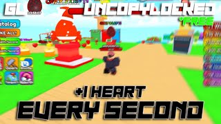 [FREE] +1 Heart Every Second | Roblox Studio