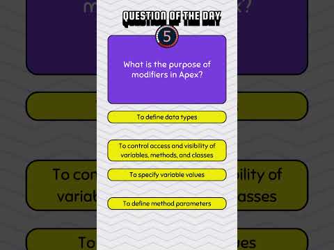 #Salesforce #Apex Q&A