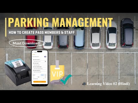 How to Create Pass Members & Staff | Vehicle Parking Management App Tutorial