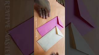 How To Make Official Envelope Step by Step || Making Envelope [With glue and scissor] At Home ||