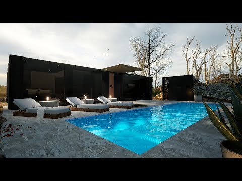 Shipping Container House 2 Bedrooms - Sustainable Living - Day And Night Walkthrough