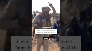 Sudan’s El Fasher situation is “appalling” and allegedly funded by UAE