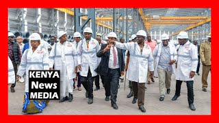 President Ruto tours Devki integrated steel plant in Samburu, Kwale County