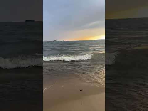 ASMR waves and sunset