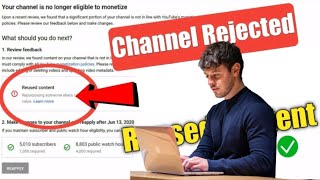 Youtube Channel Monetization Reject 🥺 ||  Reuse Content Channel Monetization Reject | @ManojDey