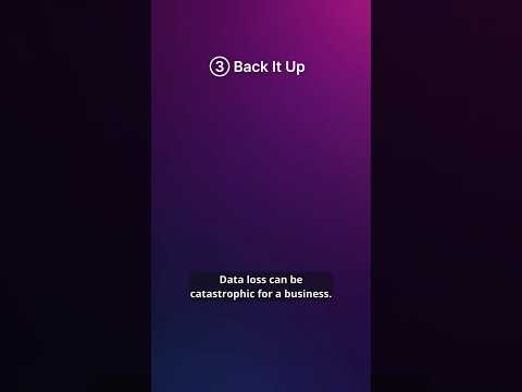 Don't Lose Your Data: Backup Basics #cybersecurity