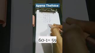 Subtraction #youtube #basic #learntogether #maths #youtubeshorts #easy #subtraction