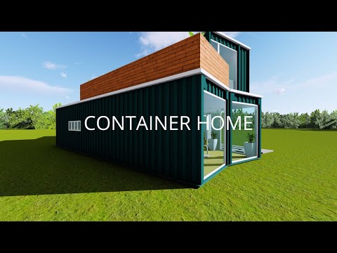 Massive 6 unit Shipping Container Home Design - 5 Bedrooms