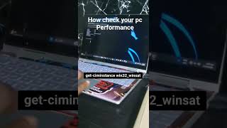 Check the performance of your pc #pcperformance #howto