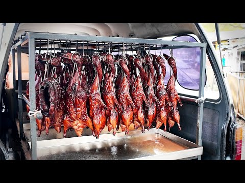 4 hours sold out! THE ROASTED DUCK in Kuala Lumpur l Malaysia Street Food