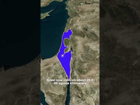 How Big Is Israel? #geographychannel #geographyfacts #worldgeography