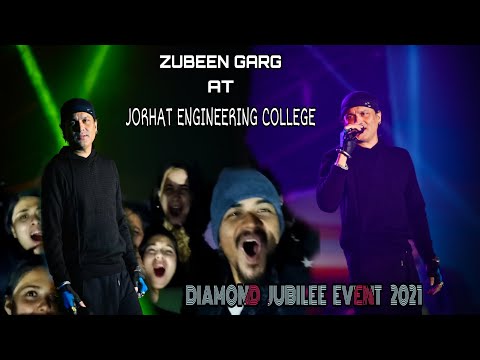 Zubeen Garg at JEC | Diamond Jubilee Event 2021 | Jorhat Engineering College