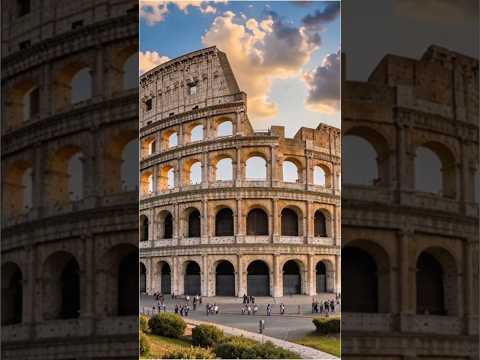 🏛️🗡️ The Colosseum: Rome’s Epic Arena of Glory, Blood & Legends #shorts #wondersoftheworld