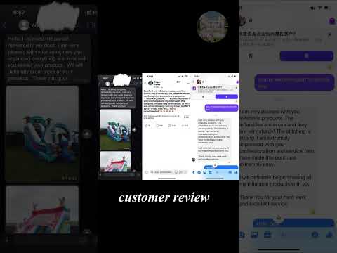 Customer review#bouncycastle#manufacturer#inflatable#inflatablebouncer#waterpark#creativeinflatable