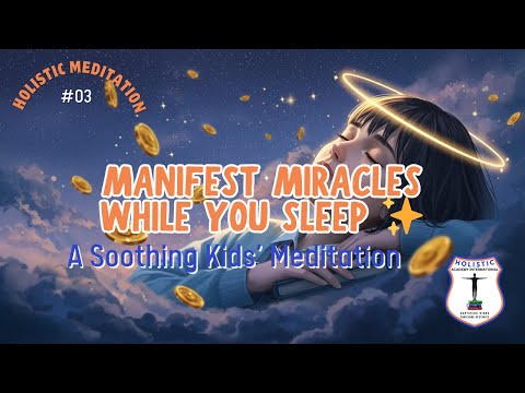 Manifest Miracles While You Sleep ✨ | A Soothing Kids’ Meditation (HOLISTIC MEDITATION 3)