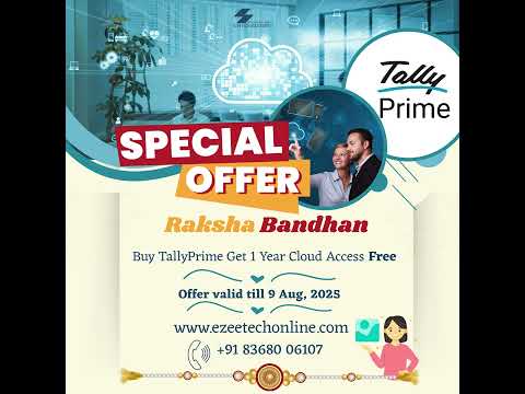 Raksha Bandhan Special Offer | Buy TallyPrime Get 1 Year Cloud Access Free