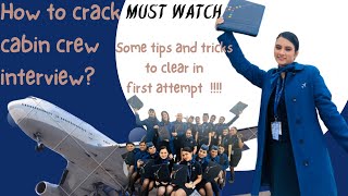 Cabin Crew Jobs|Cabin crew Interview|Crack Interview in first attempt|Ground job tips|Indigo|