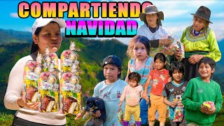 Hoy sali a estos lugares muy alejados a compartir navidad con estos  hermosos niños del campo