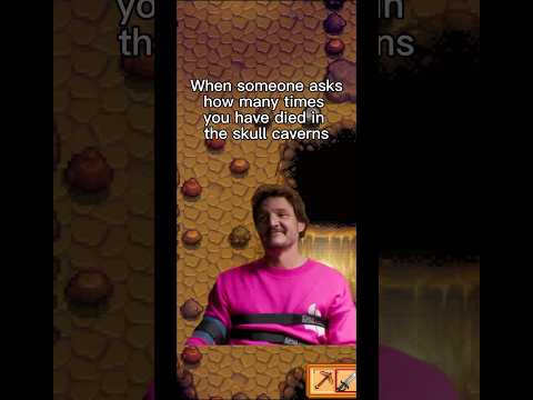 The Skull Caverns in Stardew Valley are scary #stardewvalley #stardew #gaming #shorts
