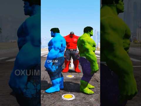 Hulk Brothers vs. Doomsday, Venom, and Abomination: Who's the Strongest? 🤯 | #shorts #gta5