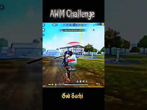 Unbelievable AWM Headshot 🔥 | God Sachi Sniper King 👑 | Free Fire #shorts