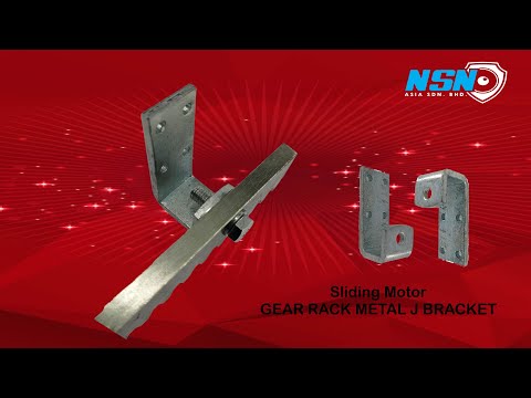 Autogate Gear Rack METAL J BRACKET