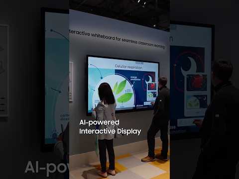 [ISE 2025] Interactive Display: Smarter Learning with AI | Samsung