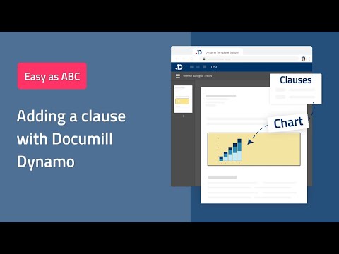 Adding a clause to a document - Easy as ABC