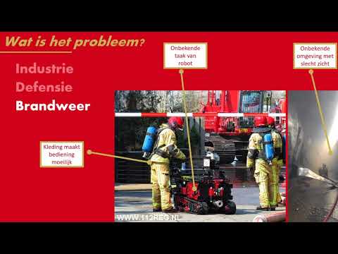 RAAK Publiek FireBot - Saxion Mechatronica helpt veiligheidsregio's uit de brand