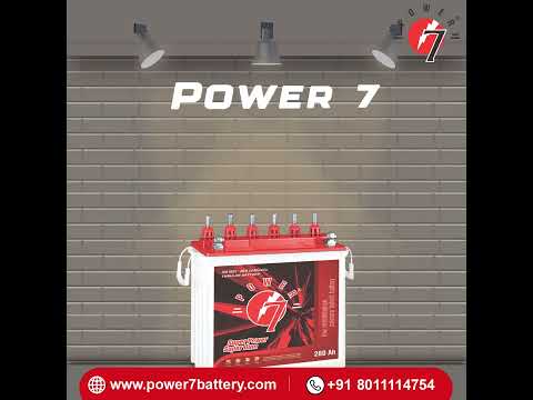 Your home’s trusted power backup — Power 7 Inverter Battery."#Power7Inverter #InverterBattery