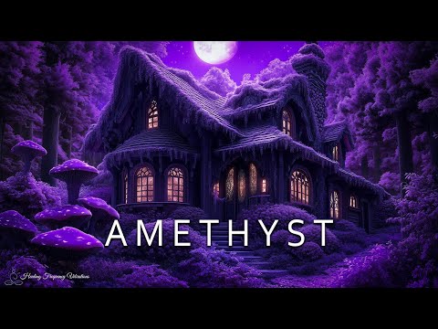 Amethyst - Healing Forest Ambience | 174Hz + 741Hz | Pain Relief & Clear Negative Energy