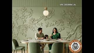 Luxury CNC Wall Panel Design | Modern Dining Room Feature Wall VIDEO 419