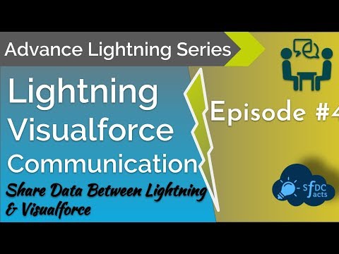 Advance Lightning Series - Episode 4 - Visualforce Lightning Communication