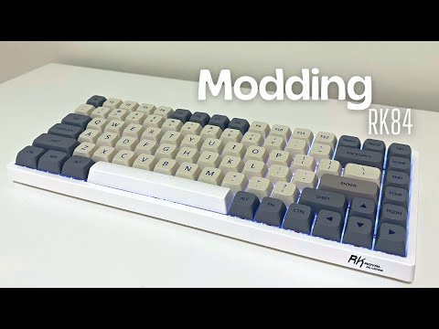 Unboxing & Modding Royal Kludge RK84 Mechanical Keyboard | Sound Test
